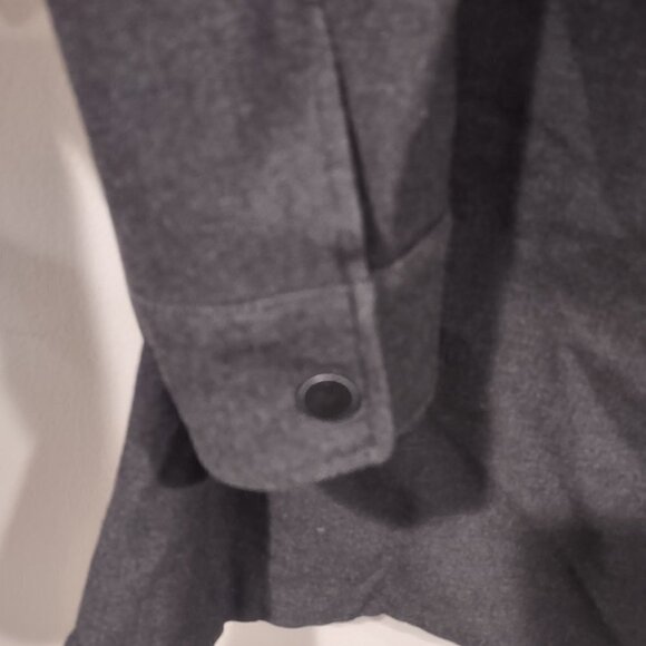 Zara Cropped Blazer Charcoal Size Medium - Picture 6 of 9